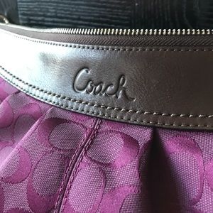 Coach F13744 SOHO Berry Pleated Satchel